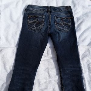 Womens silver Jean's